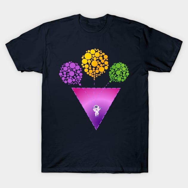 Balloon space balloons T-Shirt by jaml-12